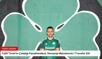 Fatih Terim’in Çalıştığı Panathinaikos, Nemanja Maksimovic’i Transfer Etti