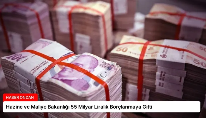 Hazine ve Maliye Bakanlığı 55 Milyar Liralık Borçlanmaya Gitti