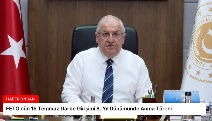 FETÖ’nün 15 Temmuz Darbe Girişimi 8. Yıl Dönümünde Anma Töreni