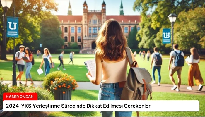2024-YKS Yerleştirme Sürecinde Dikkat Edilmesi Gerekenler