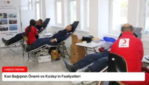 Kan Bağışının Önemi ve Kızılay’ın Faaliyetleri