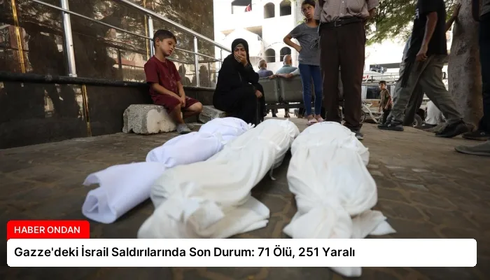 Gazze’deki İsrail Saldırılarında Son Durum: 71 Ölü, 251 Yaralı
