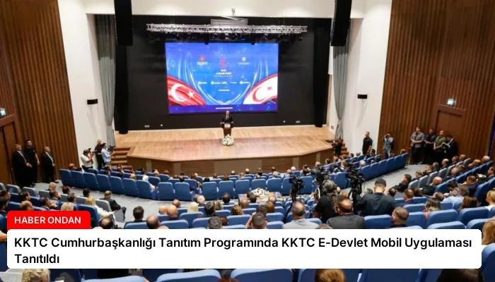 KKTC Cumhurbaşkanlığı Tanıtım Programında KKTC E-Devlet Mobil Uygulaması Tanıtıldı