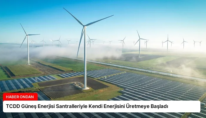 TCDD Güneş Enerjisi Santralleriyle Kendi Enerjisini Üretmeye Başladı