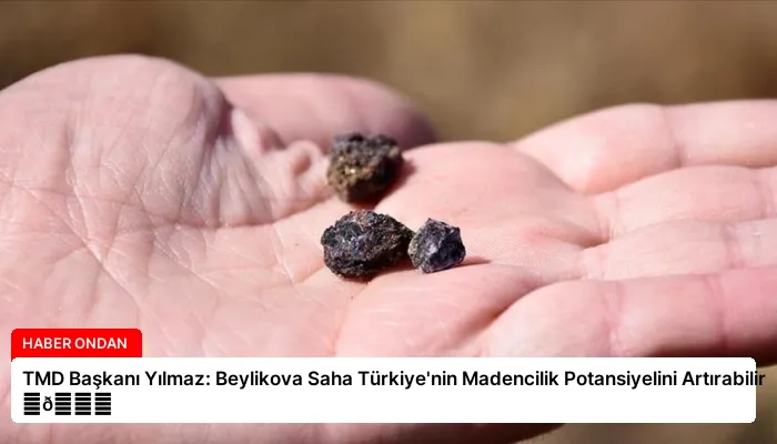 TMD Başkanı Yılmaz: Beylikova Saha Türkiye’nin Madencilik Potansiyelini Artırabilir ⏬👇