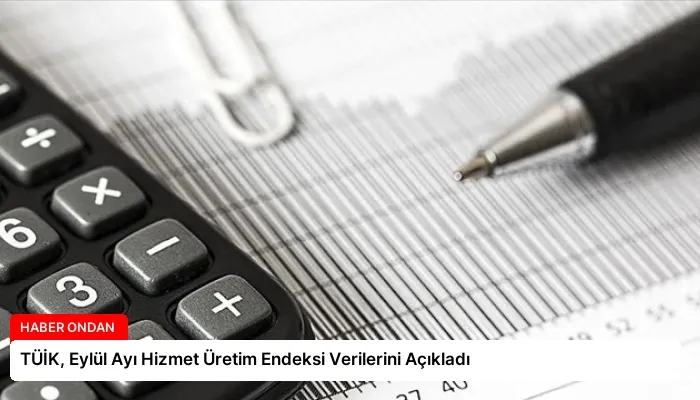 TÜİK, Eylül Ayı Hizmet Üretim Endeksi Verilerini Açıkladı