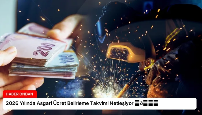 2026 Yılında Asgari Ücret Belirleme Takvimi Netleşiyor ⏬👇