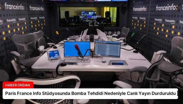 Paris France Info Stüdyosunda Bomba Tehdidi Nedeniyle Canlı Yayın Durduruldu ⏬👇