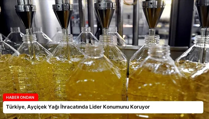 Türkiye, Ayçiçek Yağı İhracatında Lider Konumunu Koruyor