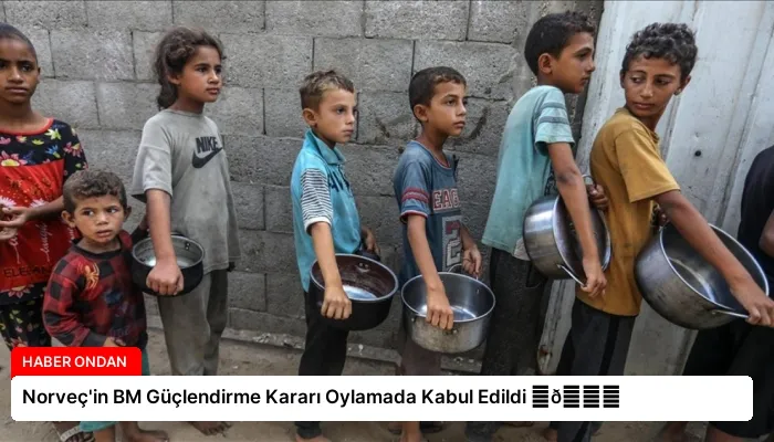 Norveç’in BM Güçlendirme Kararı Oylamada Kabul Edildi ⏬👇