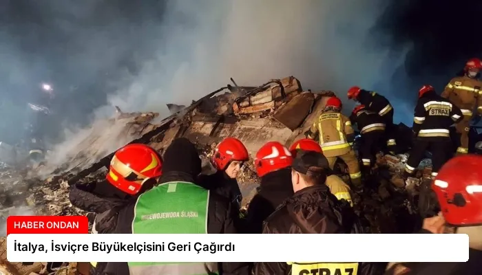 İtalya, İsviçre Büyükelçisini Geri Çağırdı