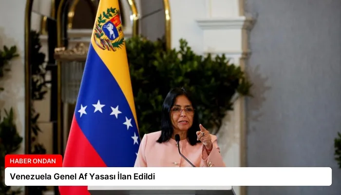 Venezuela Genel Af Yasası İlan Edildi