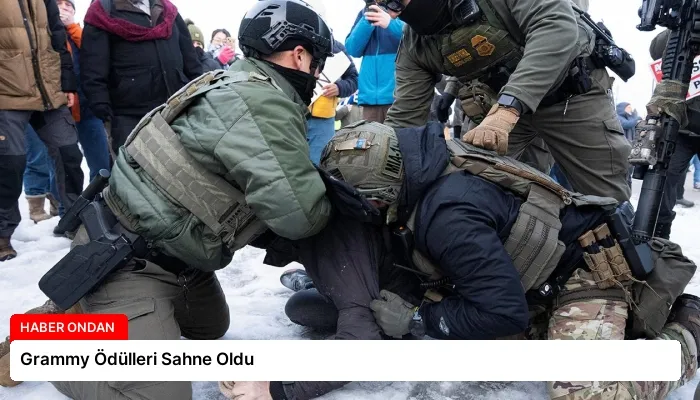 Grammy Ödülleri Sahne Oldu