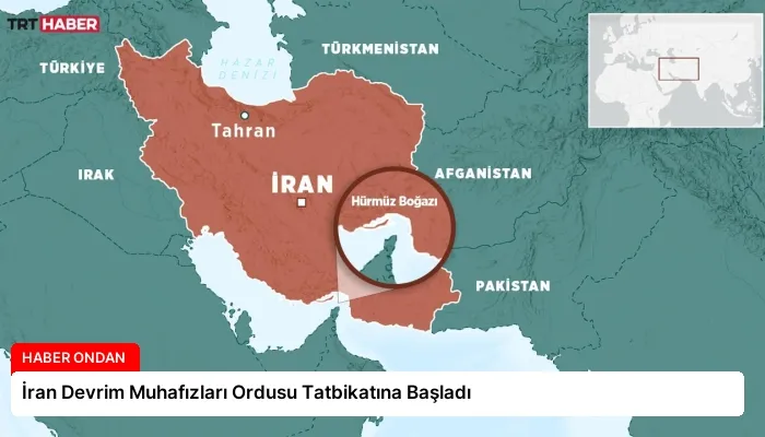 İran Devrim Muhafızları Ordusu Tatbikatına Başladı