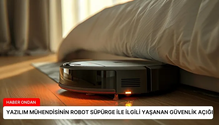 YAZILIM MÜHENDİSİNİN ROBOT SÜPÜRGE İLE İLGİLİ YAŞANAN GÜVENLİK AÇIĞI