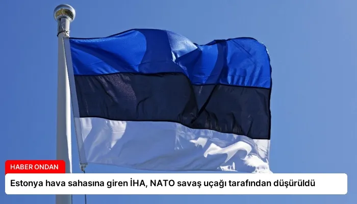 Estonya hava sahasına giren İHA, NATO savaş uçağı tarafından düşürüldü