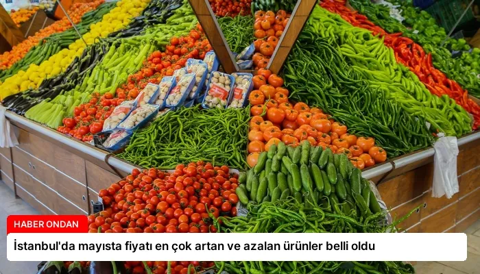 İstanbul’da mayısta fiyatı en çok artan ve azalan ürünler belli oldu