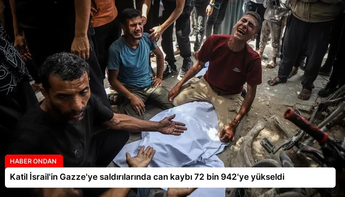 Katil İsrail’in Gazze’ye saldırılarında can kaybı 72 bin 942’ye yükseldi
