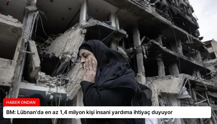 BM: Lübnan’da en az 1,4 milyon kişi insani yardıma ihtiyaç duyuyor