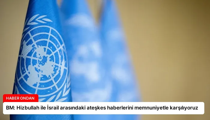 BM: Hizbullah ile İsrail arasındaki ateşkes haberlerini memnuniyetle karşılıyoruz
