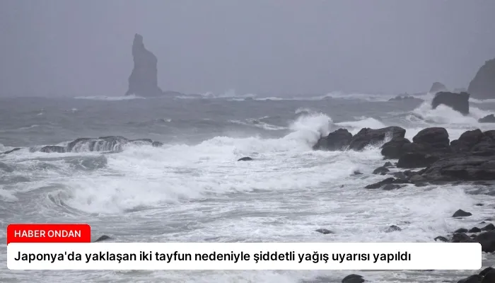 Japonya’da yaklaşan iki tayfun nedeniyle şiddetli yağış uyarısı yapıldı