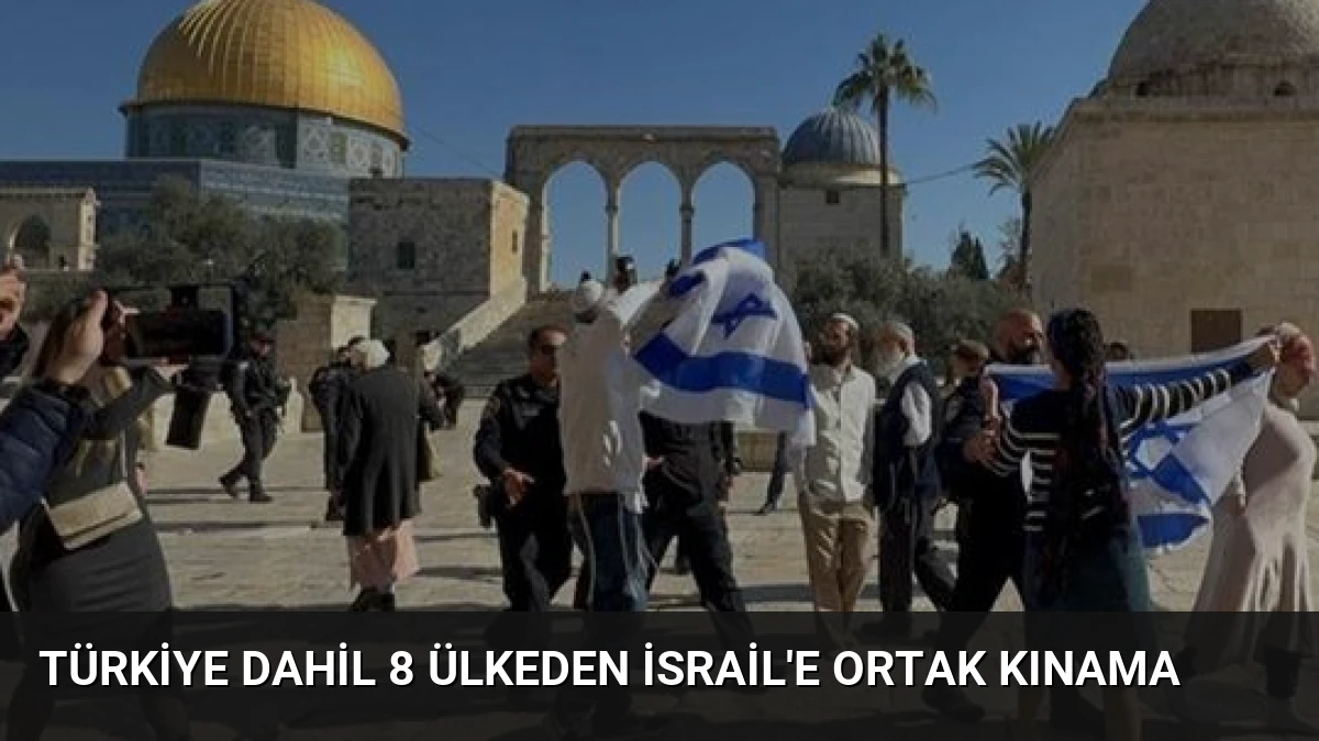 Türkiye dahil 8 ülkeden İsrail’e ortak kınama