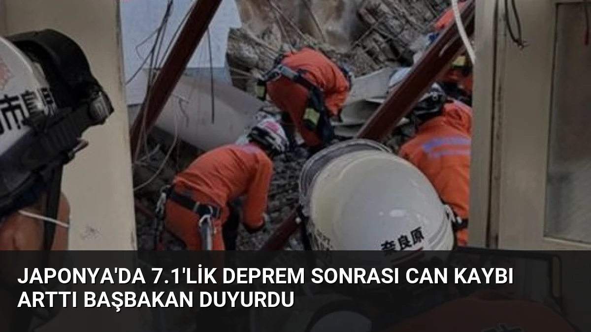 Japonya’da 7.1’lik Deprem Sonrası Can Kaybı Arttı Başbakan Duyurdu