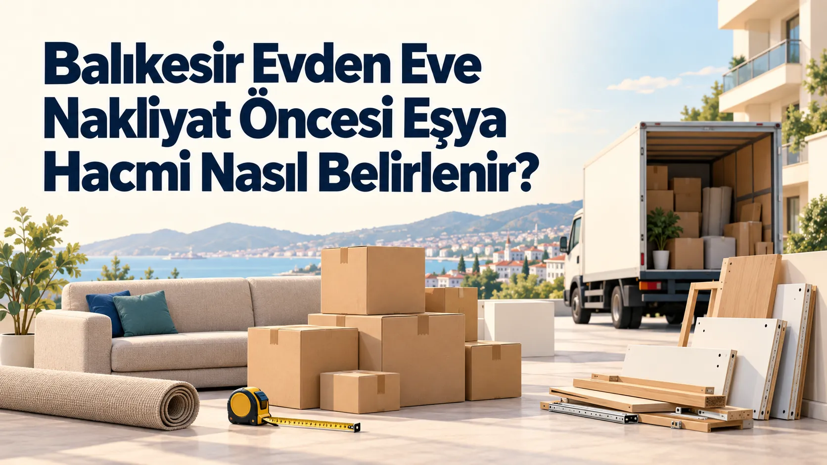 Balıkesir Evden Eve Nakliyat Öncesi Eşya Hacmi Nasıl Belirlenir?