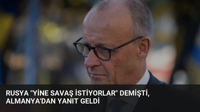 Rusya “yine savaş istiyorlar” demişti, Almanya’dan yanıt geldi